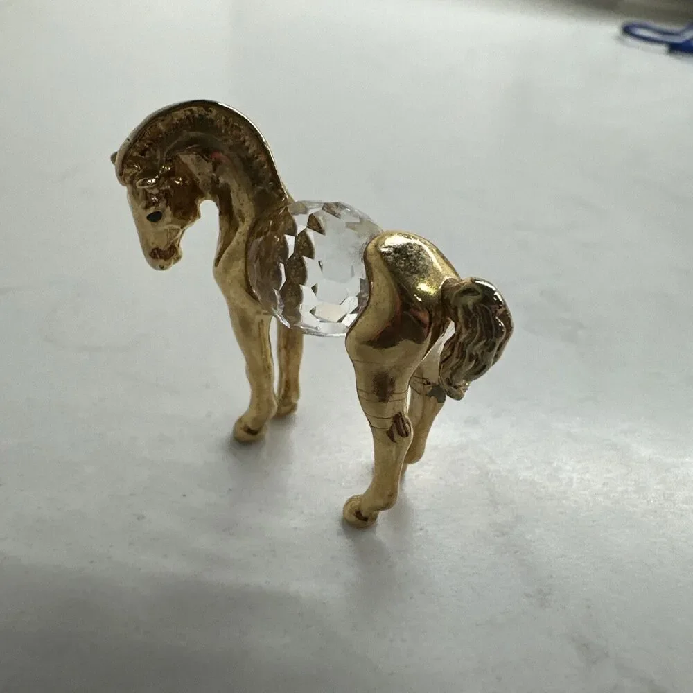 Lencia Austria Star Collection Miniature Crystal Figurine Stocking Stuffer Gift